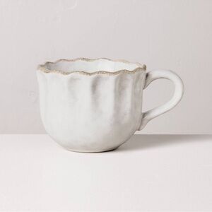 10oz Carved Edge Mug Cream - Hearth & Hand™ with Magnolia